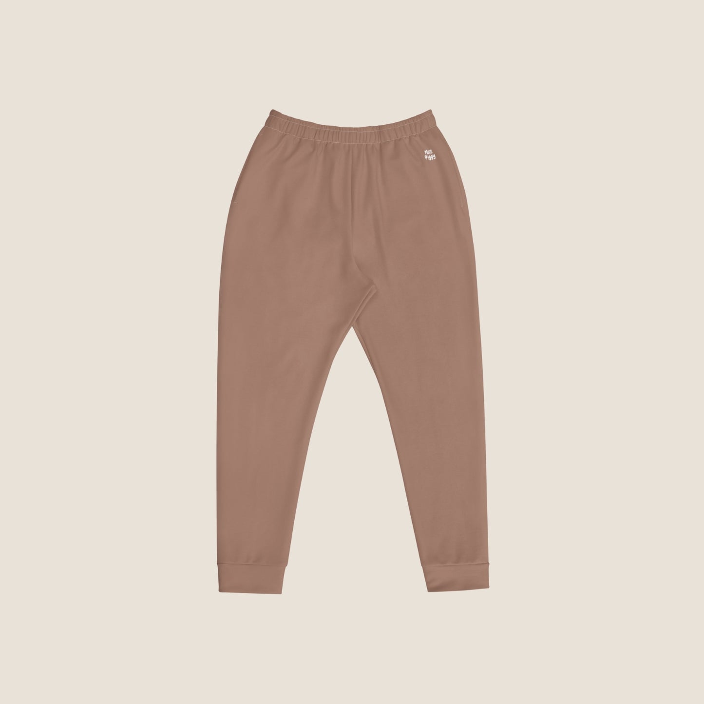 recycled men jogger in mocha mousse