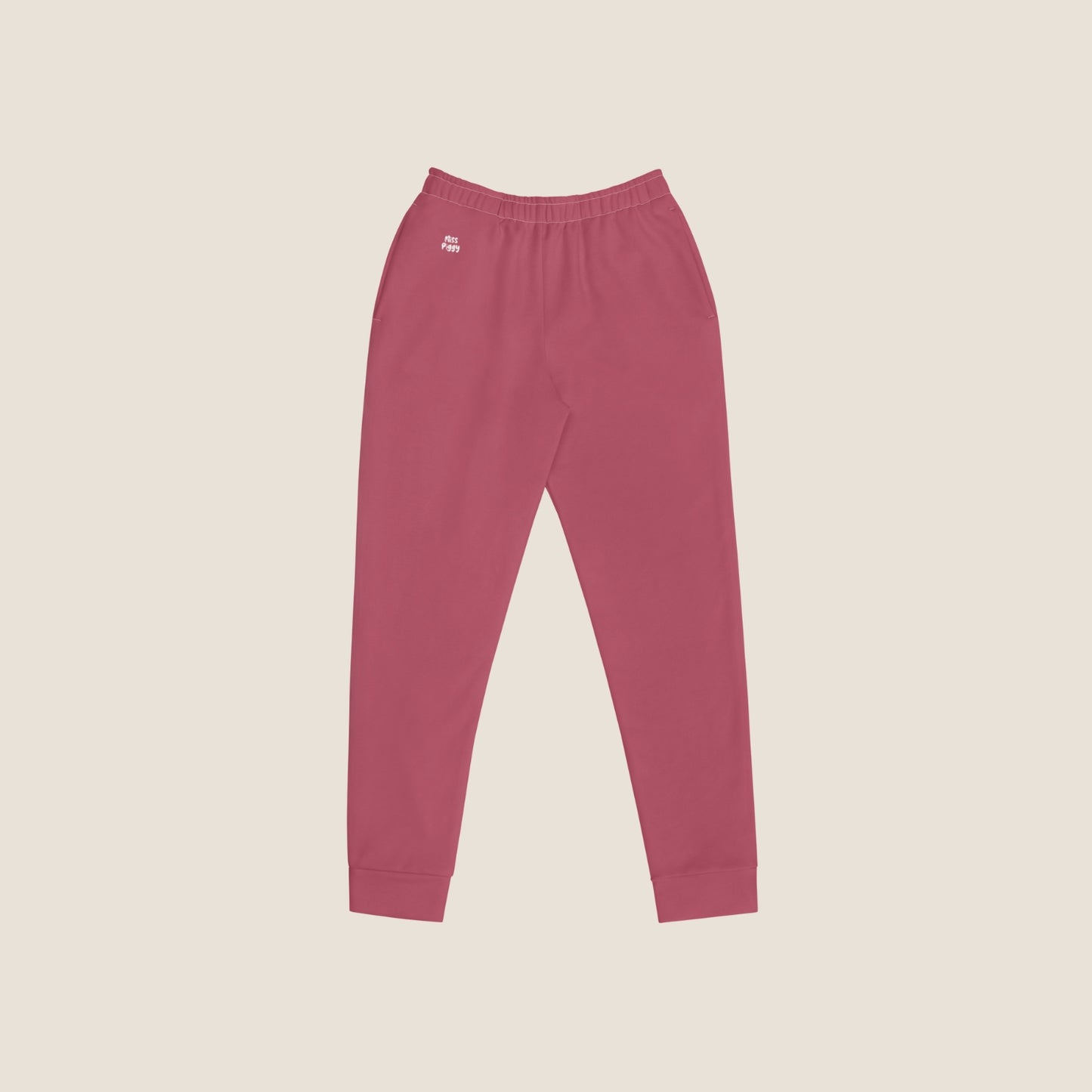 recycled woman jogger in hippie pink