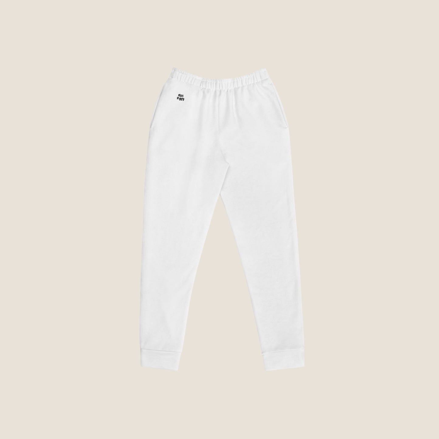 recycled woman jogger in white