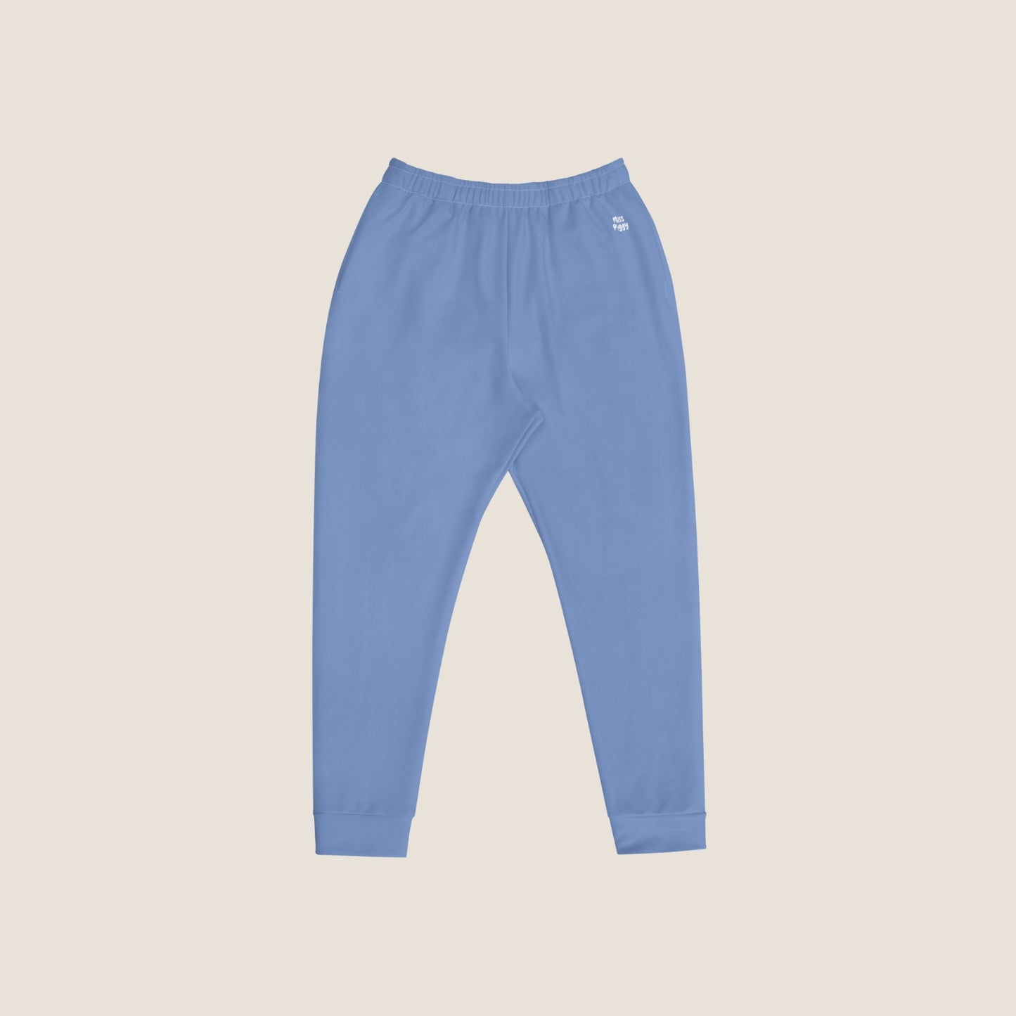 recycled men jogger in cornflower blue