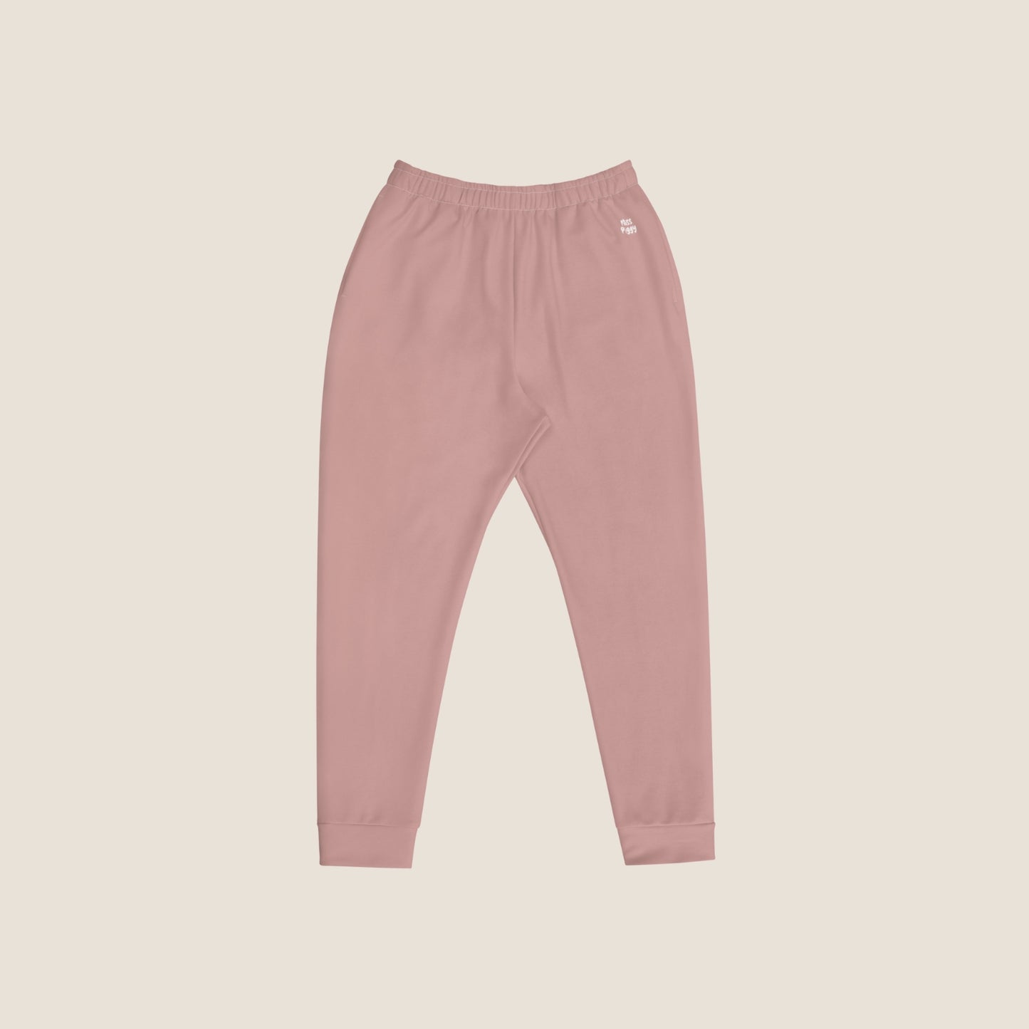 recycled men jogger in rose tan