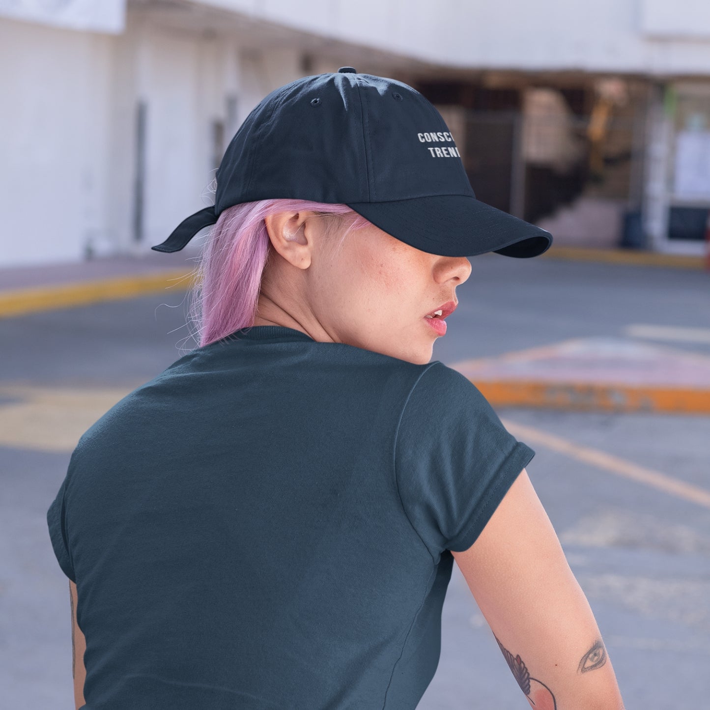 organic cap pacific blue