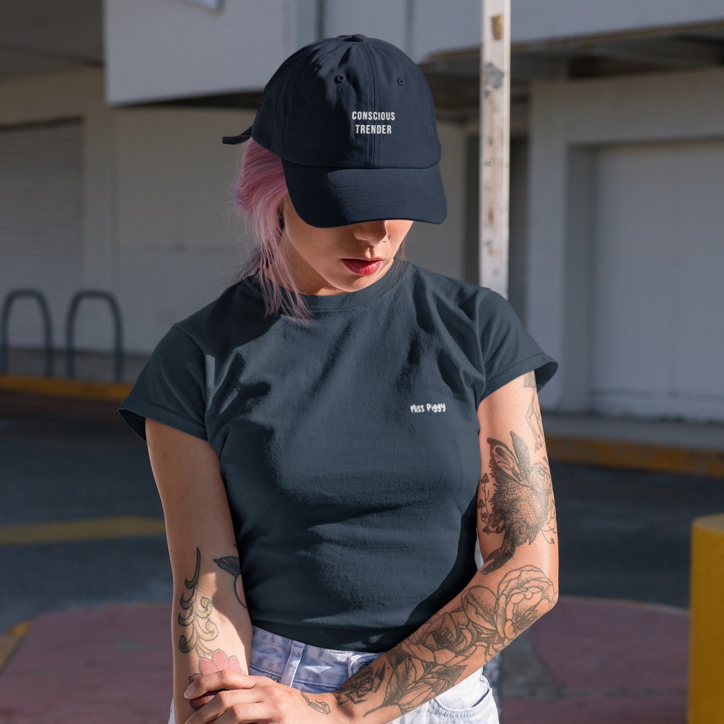 organic cap pacific blue