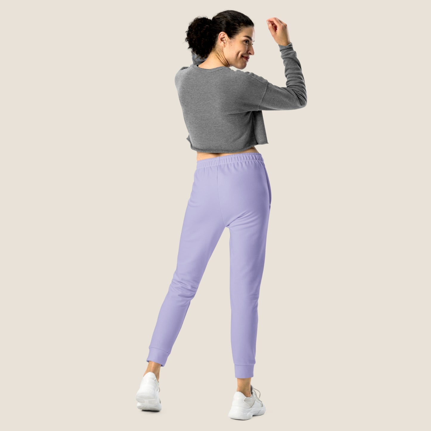 recycled woman jogger in lavender