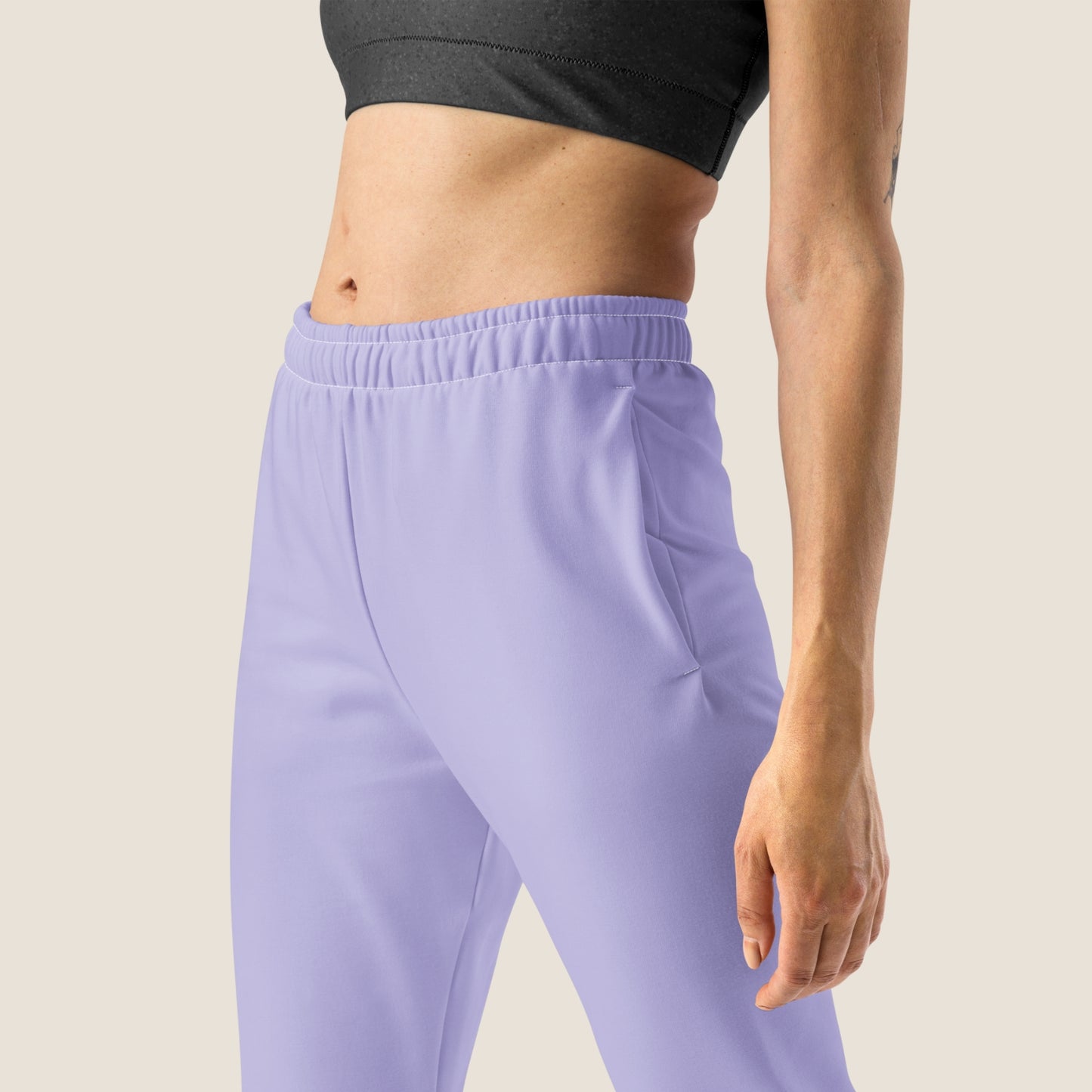 recycled woman jogger in lavender