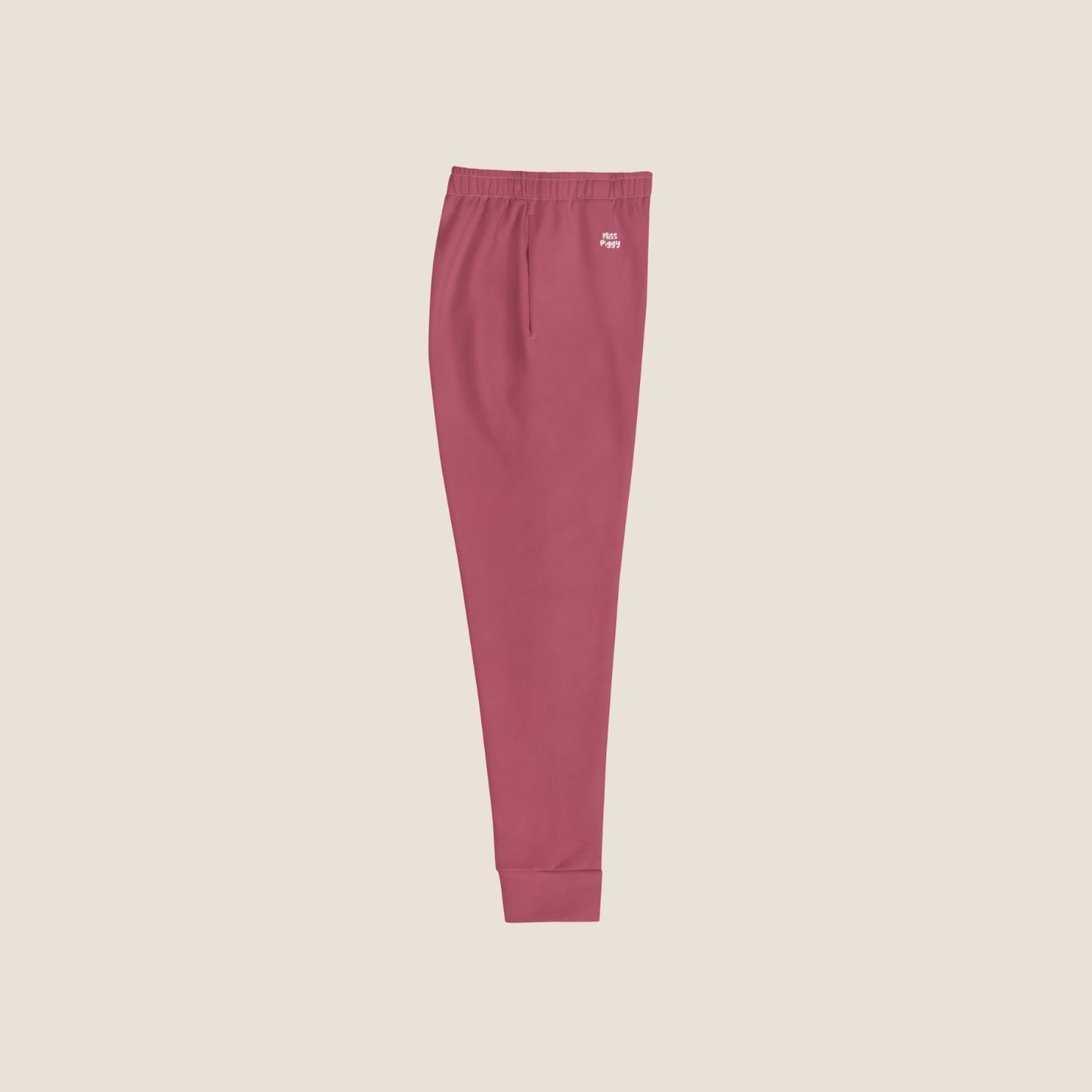 recycled woman jogger in hippie pink