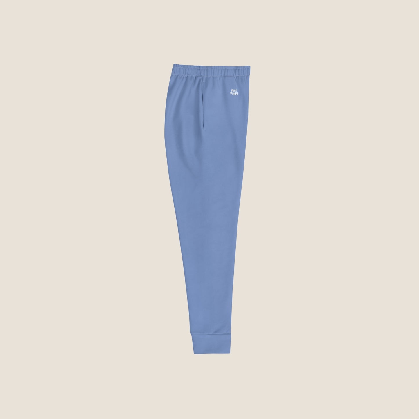 recycled woman jogger in cornflower blue