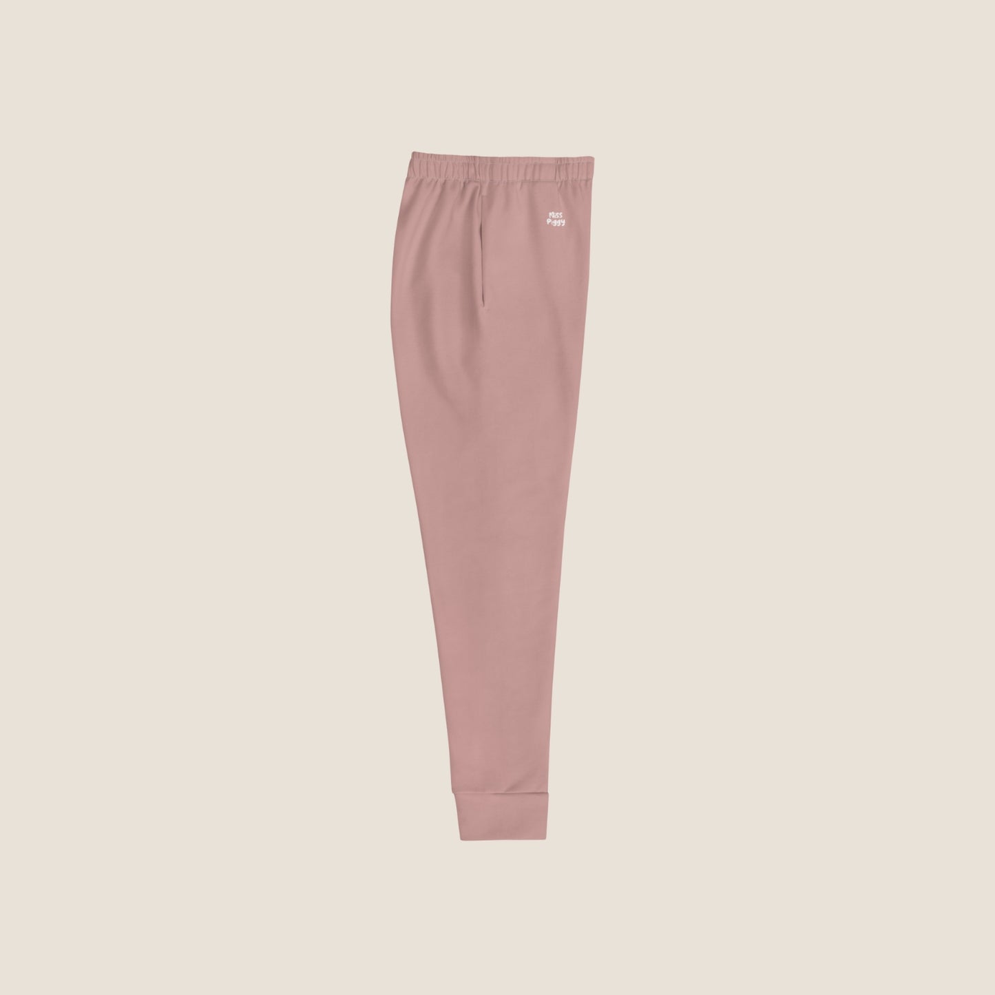 recycled woman jogger in rose tan
