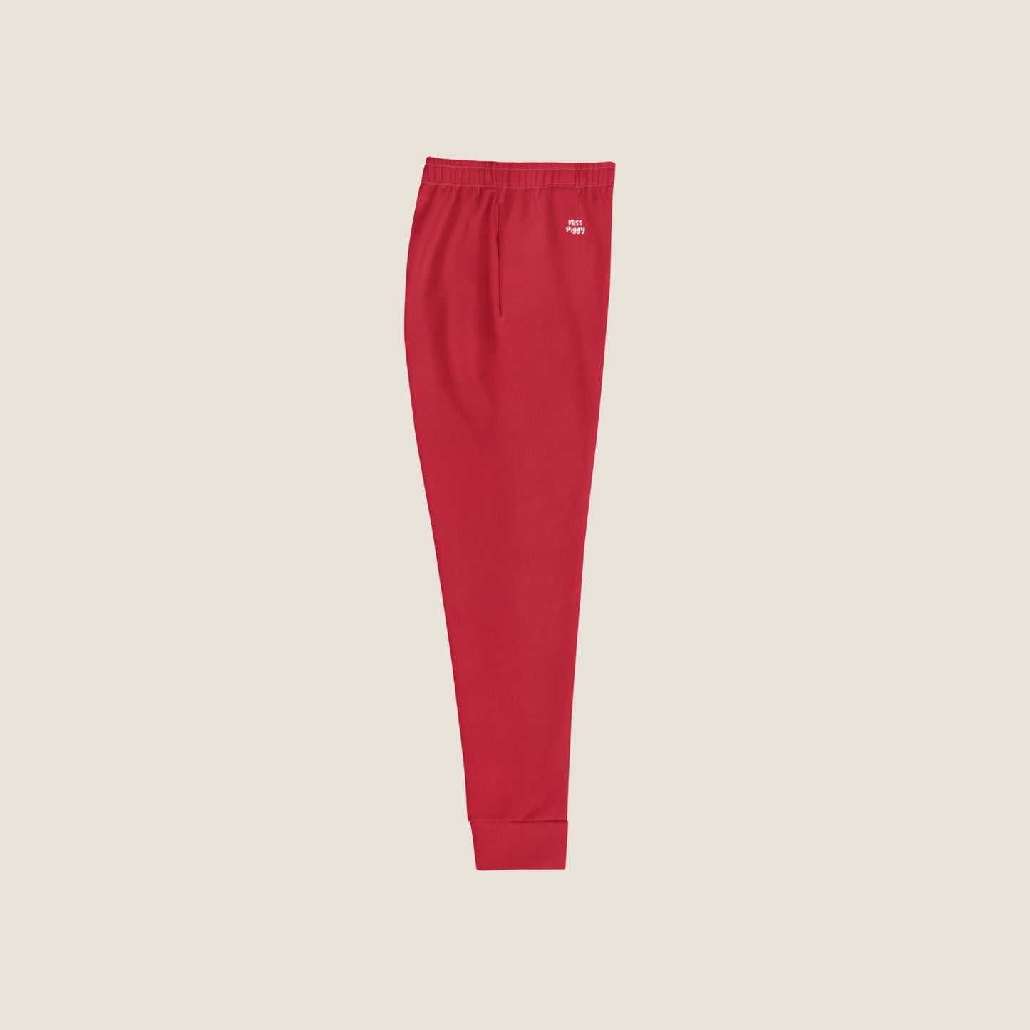 recycled woman jogger in red