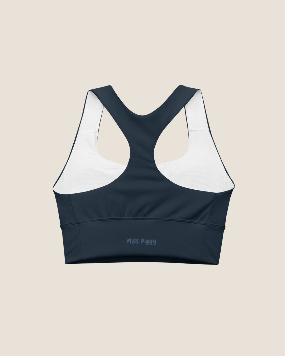 ABYSS MOVE Top in navy, minimal sustainable activewear by Miss Piggy – Soulwear.
