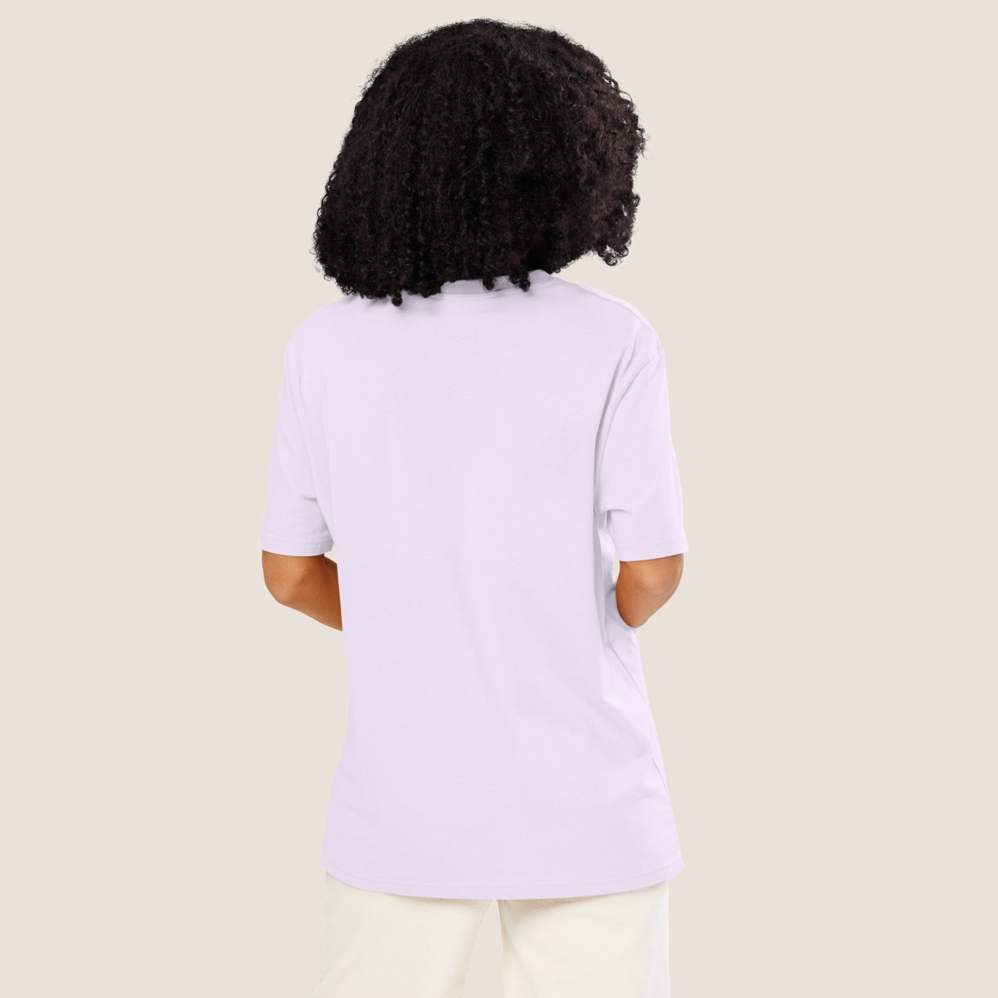 Lavender organic t-shirt from Miss Piggy Soulwear capsule.