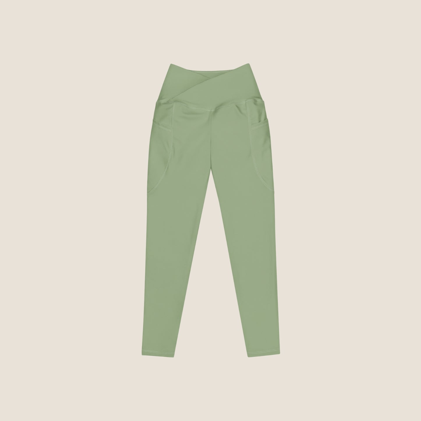 High-waisted GRACE leggings made from recycled materials, offering gentle compression and effortless motion. Soulwear for movement without pressure.