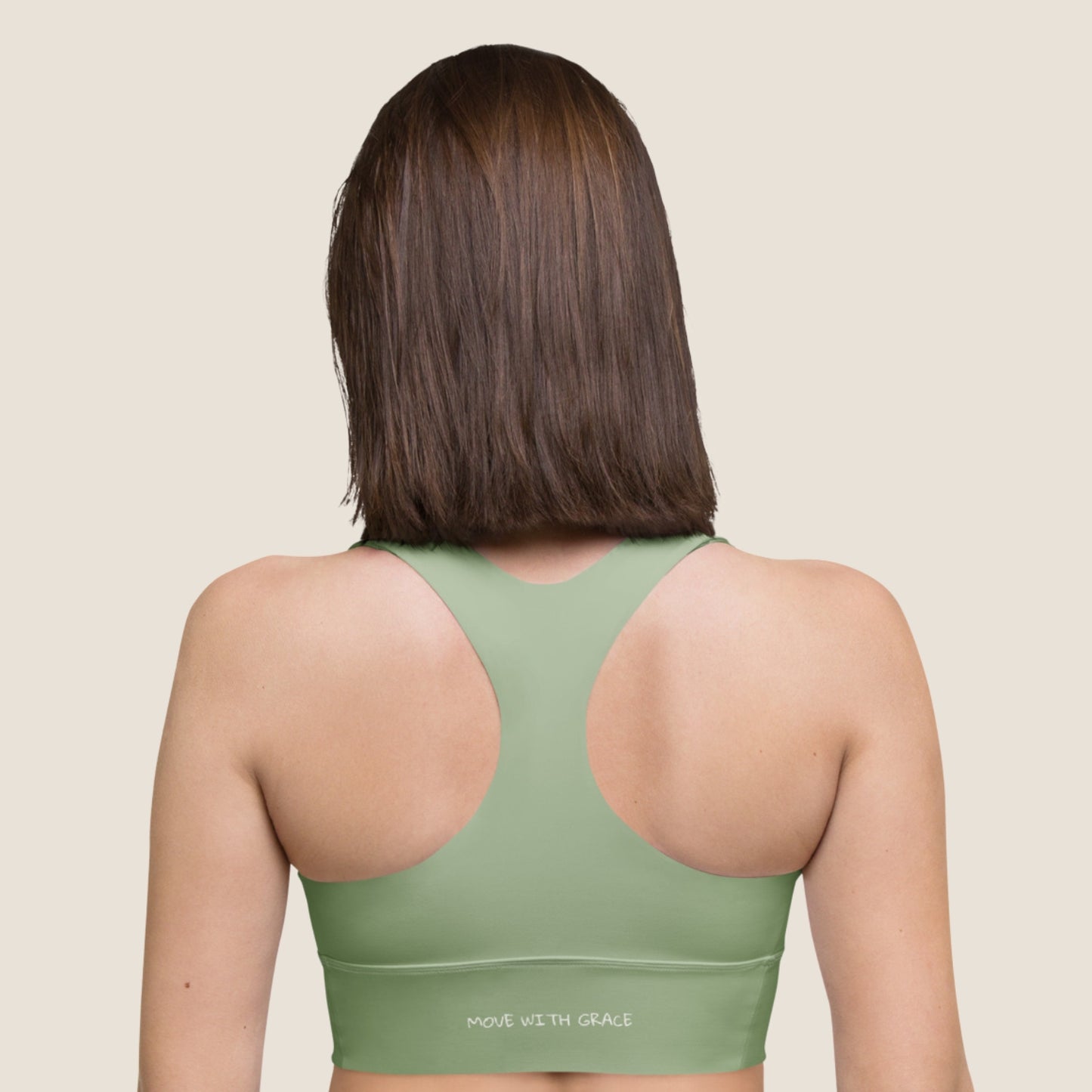 GRACE sport top - designed to move freely and hold the body with softness and strength. A soulwear essential for grounded flow.