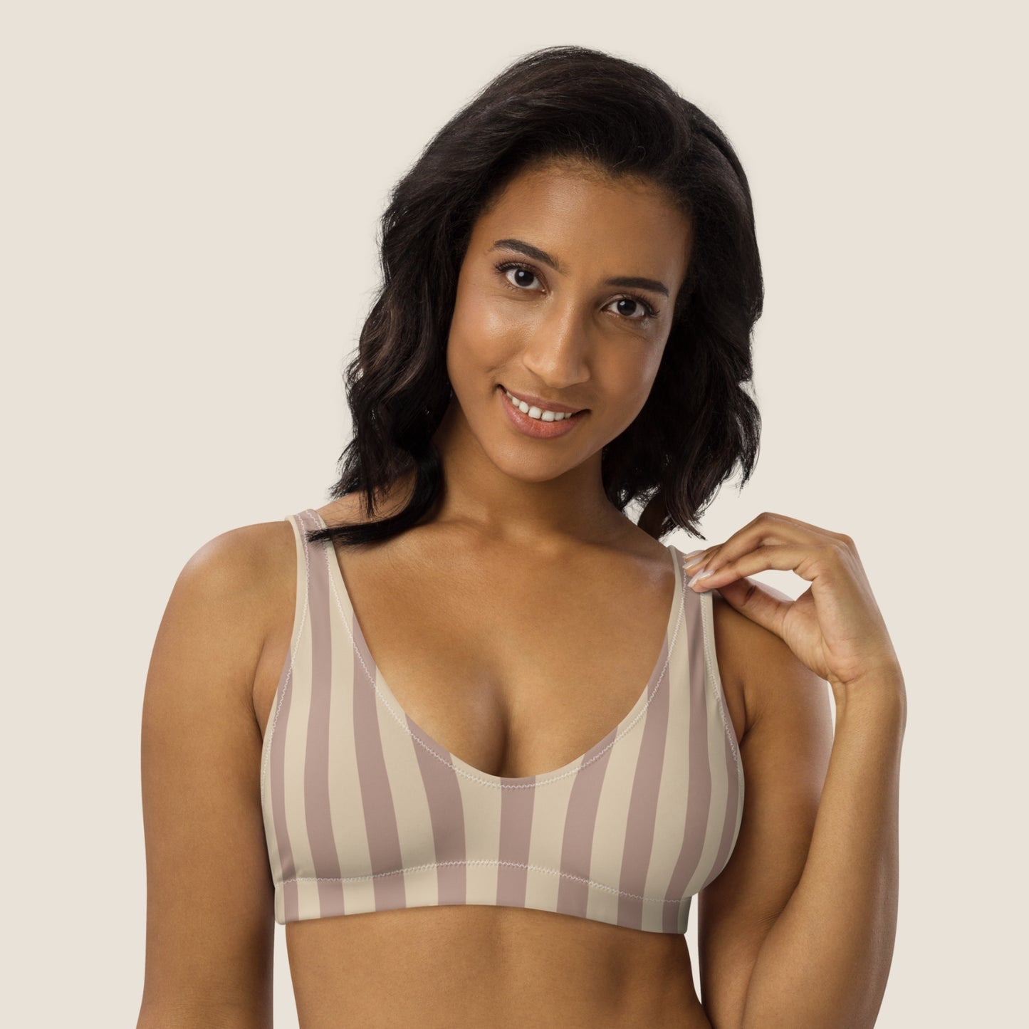 MALVA bikini top by Miss Piggy – eco-friendly and minimal swimwear for women
