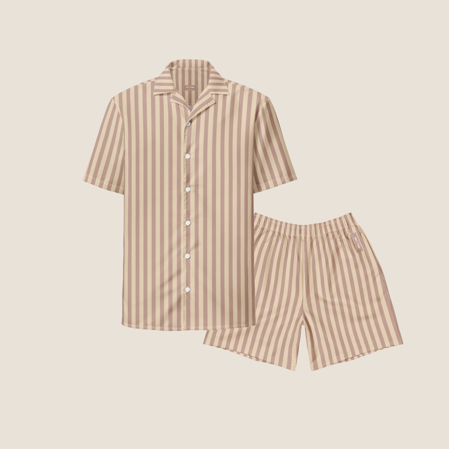 MALVA recycled shirt and shorts by Miss Piggy – featherlight soulwear capsule set