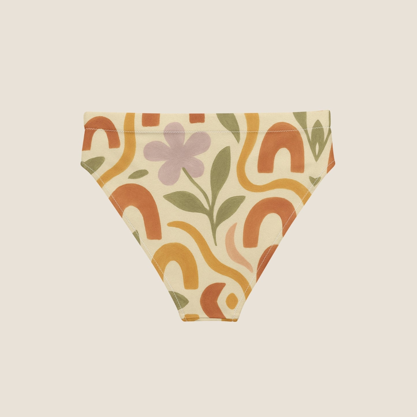 MEDITERRANEAN high-waisted bikini bottom by Miss Piggy – recycled and soulful swimwear