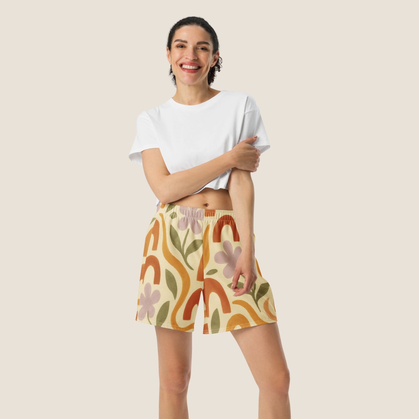 MEDITERRANEAN recycled long shorts by Miss Piggy – light, conscious summer staple