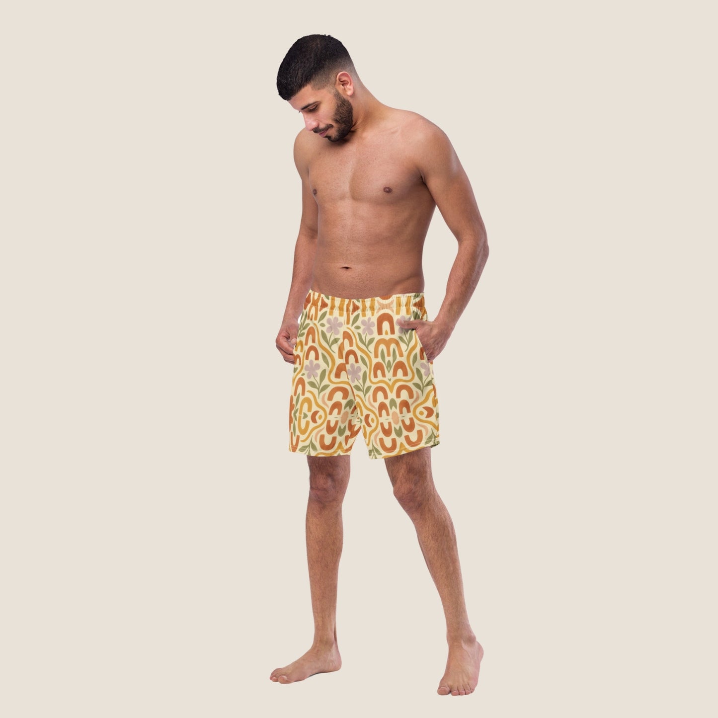 MEDITERRANEAN recycled swim shorts by Miss Piggy – light, sustainable men’s swimwear