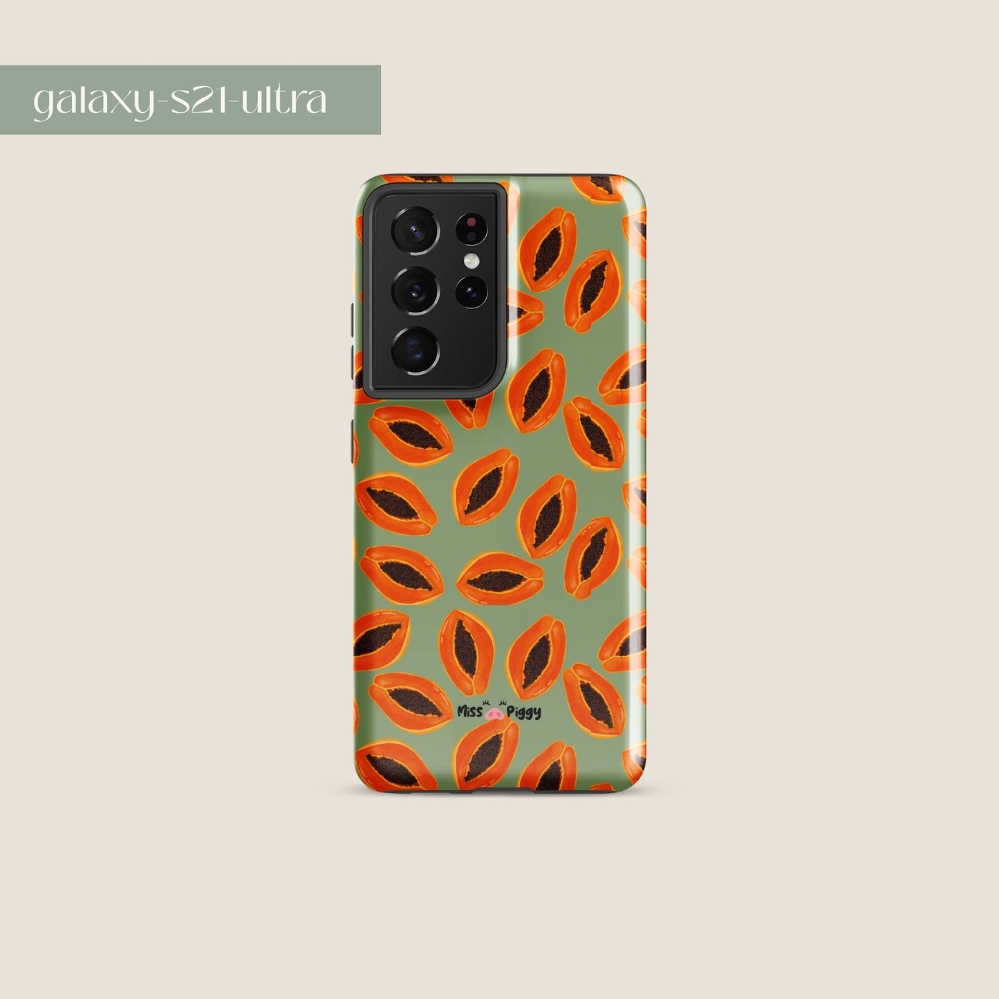 PAPAYA phone case for Samsung – soft, lightweight and fruity.