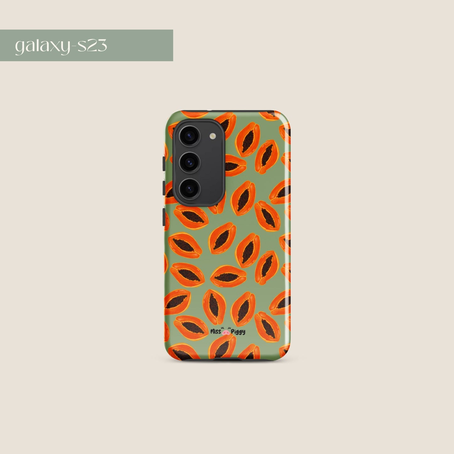 PAPAYA phone case for Samsung – soft, lightweight and fruity.