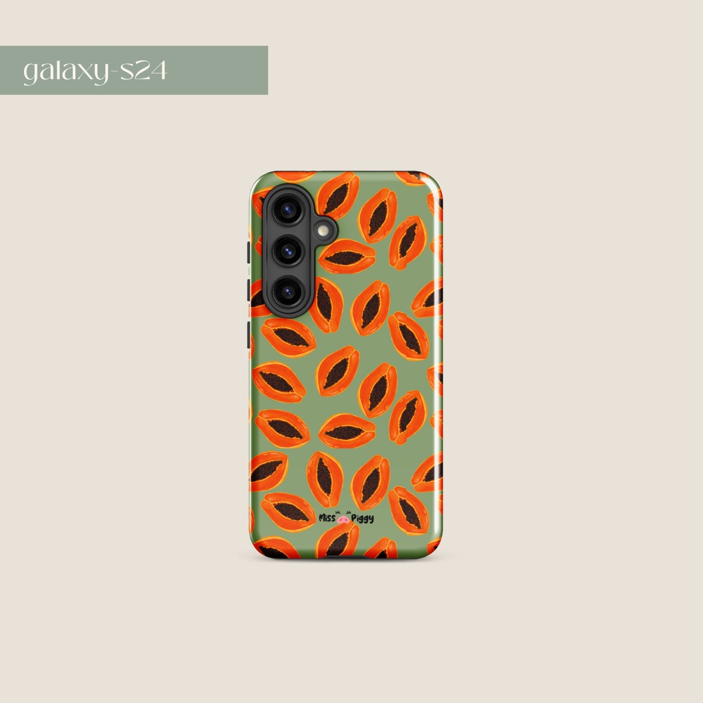 PAPAYA phone case for Samsung – soft, lightweight and fruity.