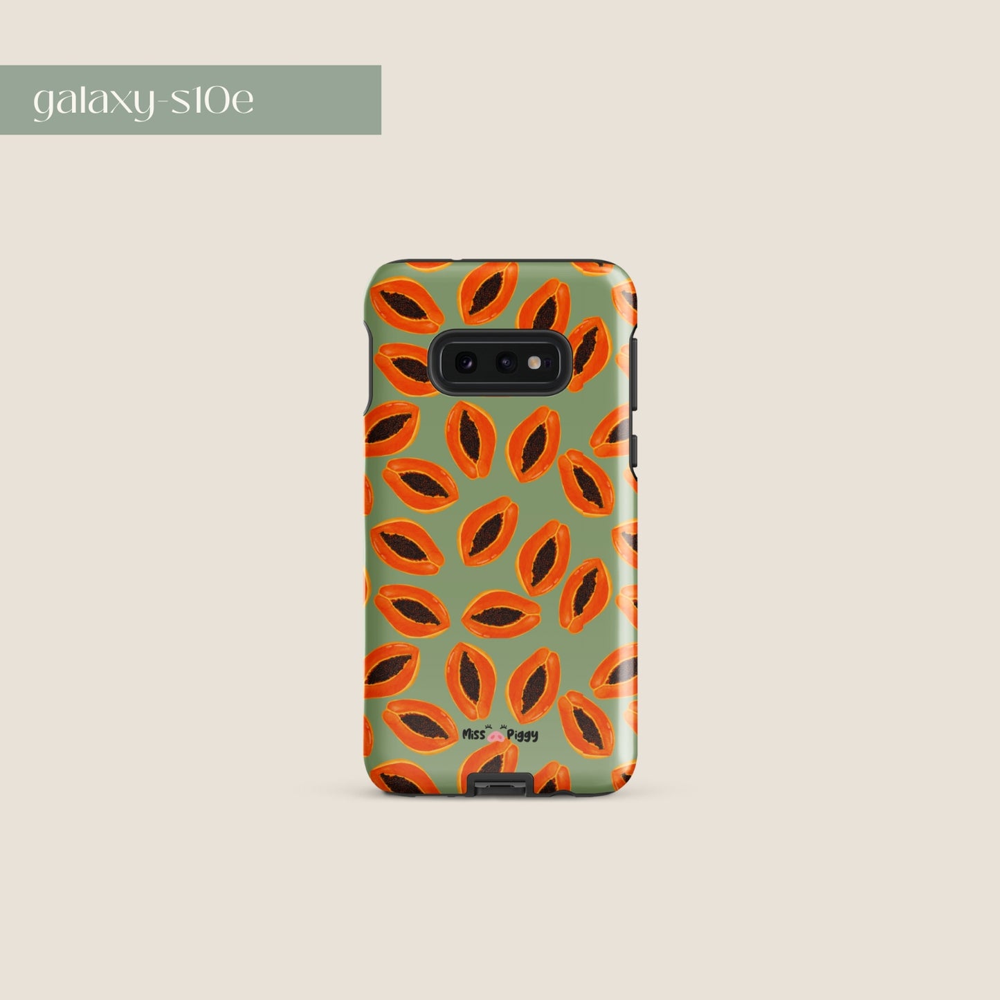 PAPAYA phone case for Samsung – soft, lightweight and fruity.