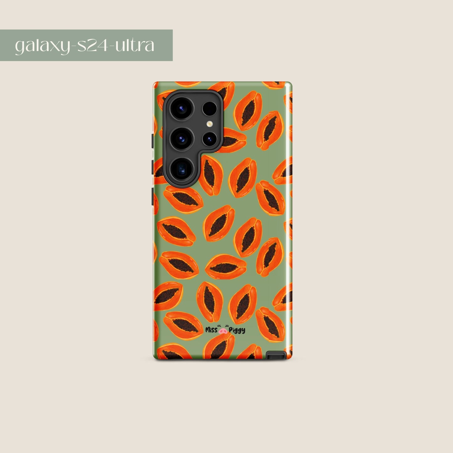 PAPAYA phone case for Samsung – soft, lightweight and fruity.