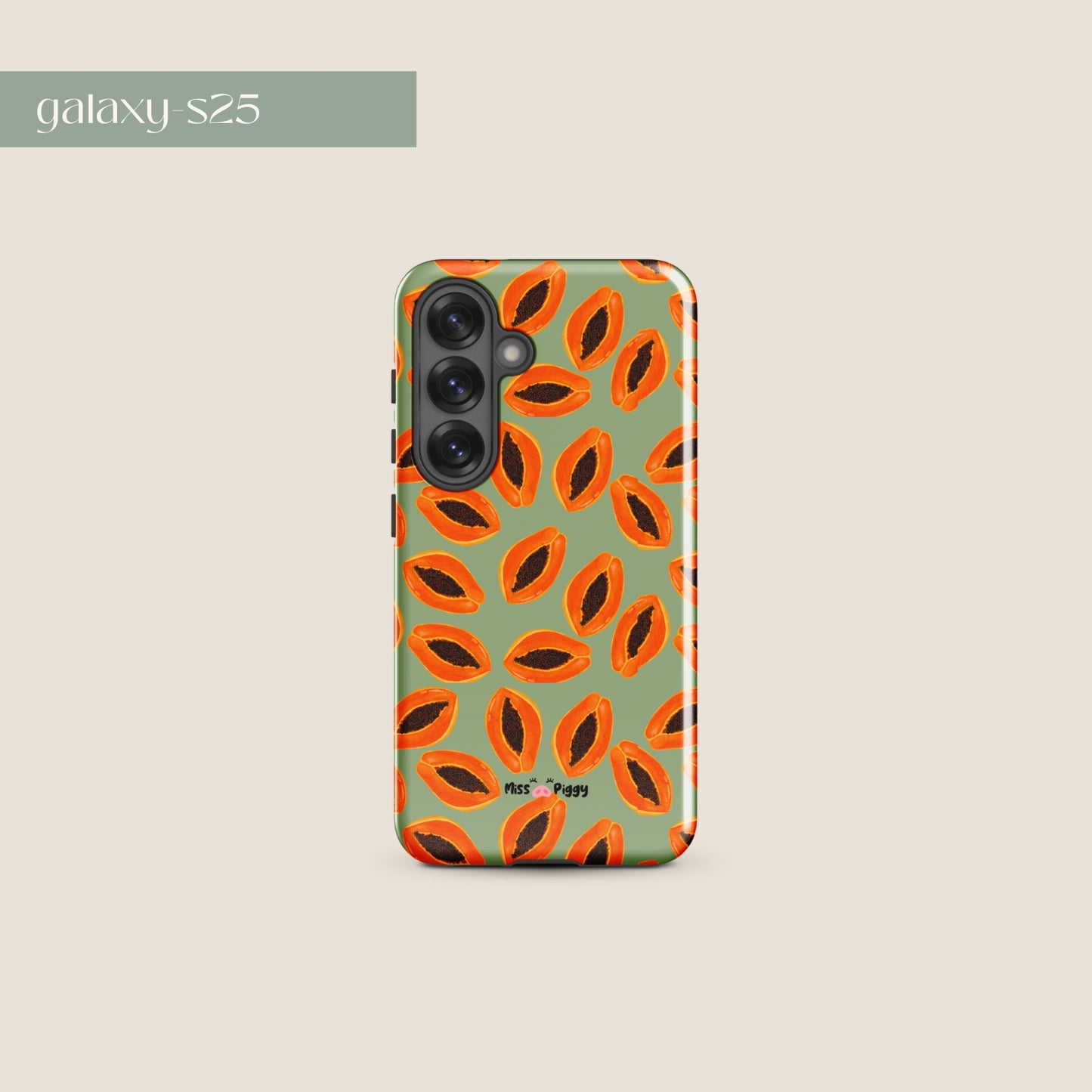PAPAYA phone case for Samsung – soft, lightweight and fruity.