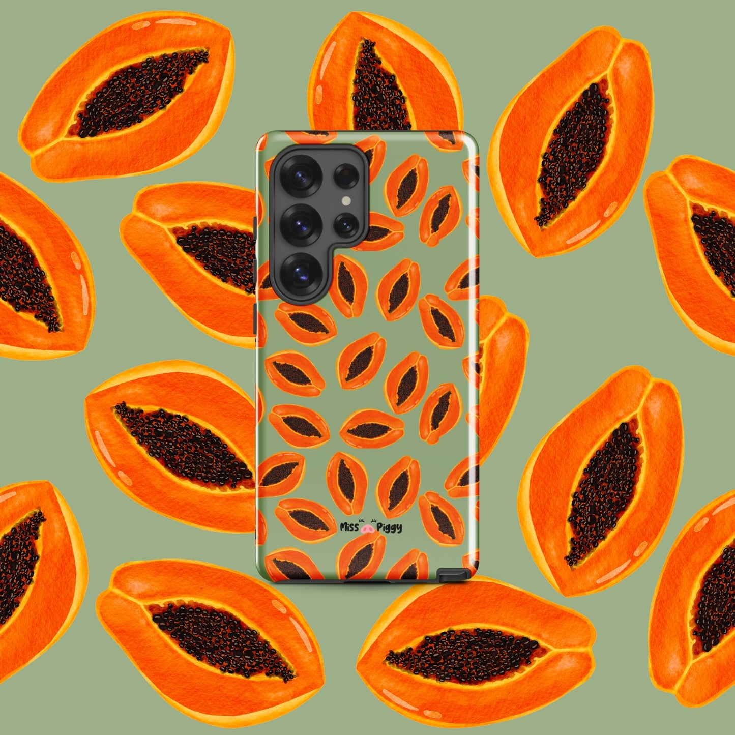 PAPAYA phone case for Samsung – soft, lightweight and fruity.
