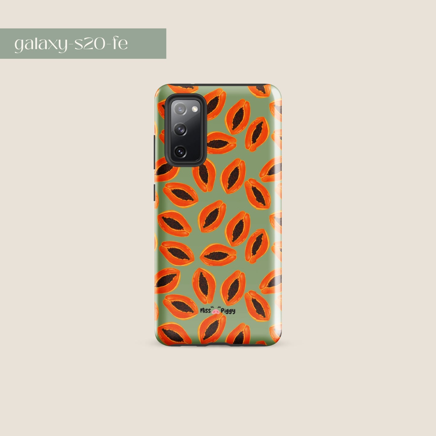 PAPAYA phone case for Samsung – soft, lightweight and fruity.