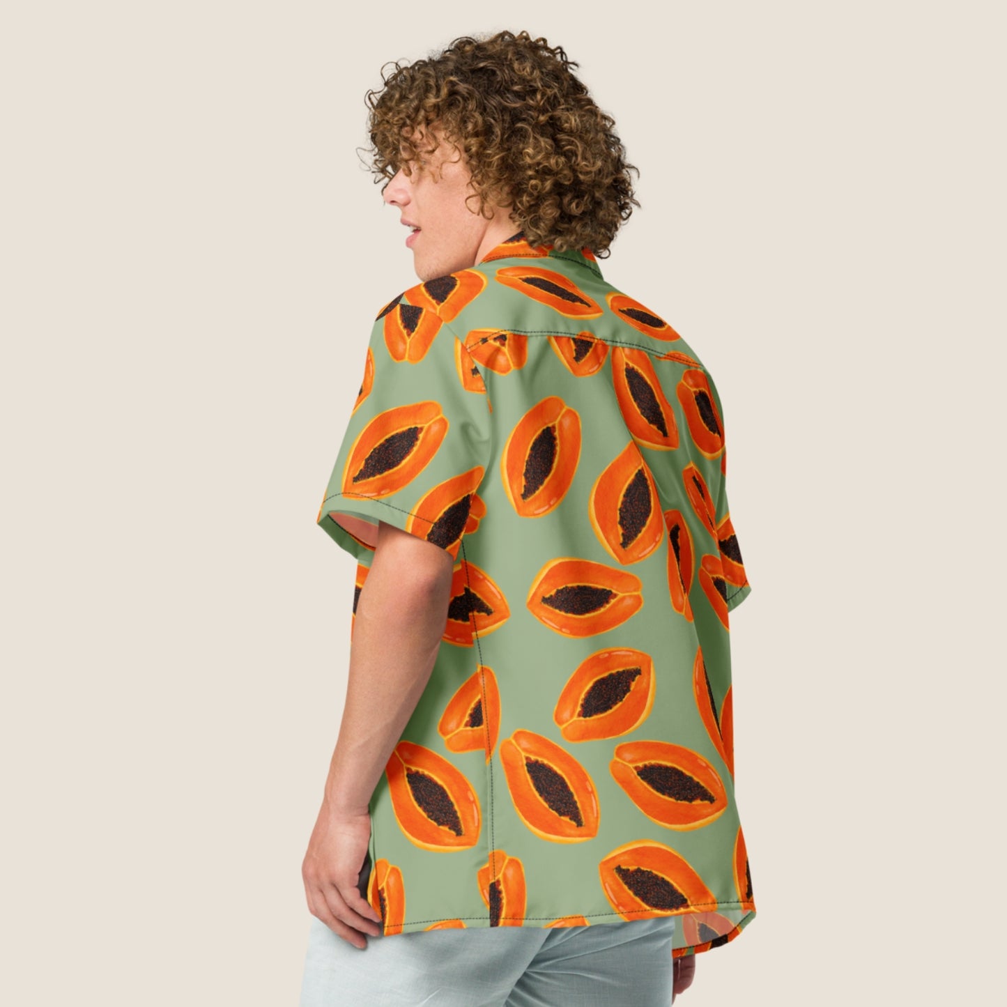 Papaya recycled featherlight shirt from Miss Piggy Soulwear.