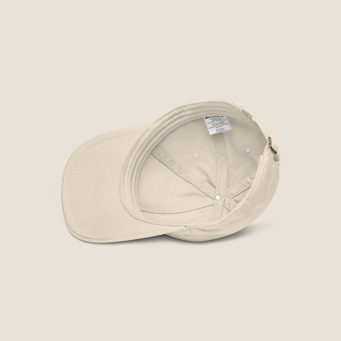 SOUL organic cap by Miss Piggy – sustainable soulwear accessory in natural tone