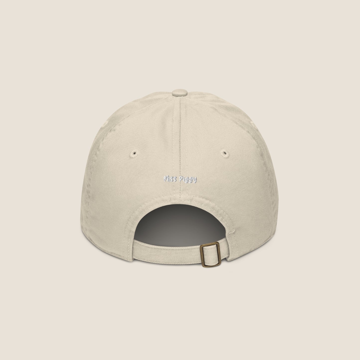 SOUL organic cap by Miss Piggy – sustainable soulwear accessory in natural tone