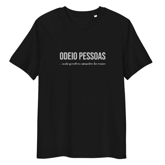 ODEIO PESSOAS I T-SHIRT in black