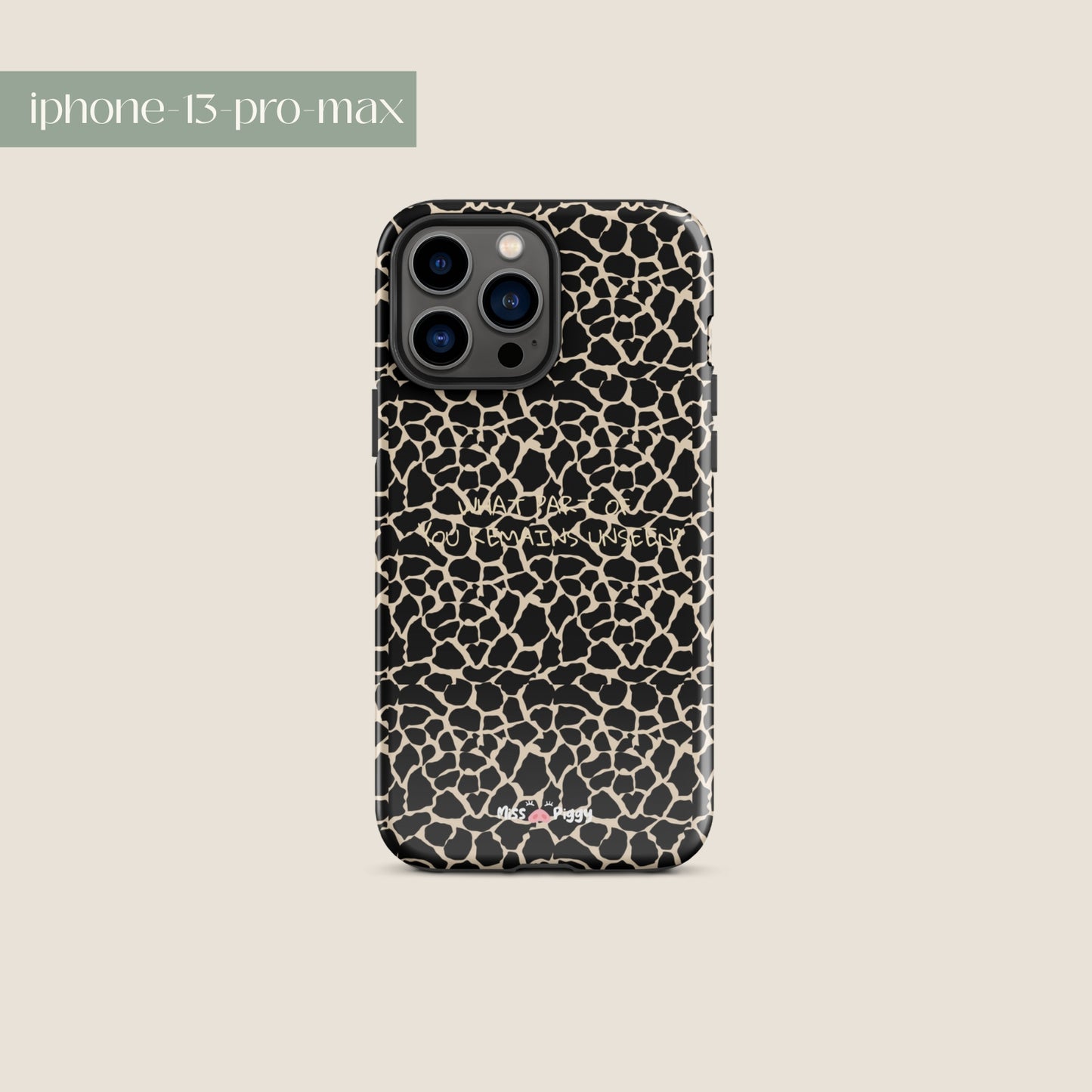 UNSEEN phone case by Miss Piggy – cover for iPhone from Soulwear capsule