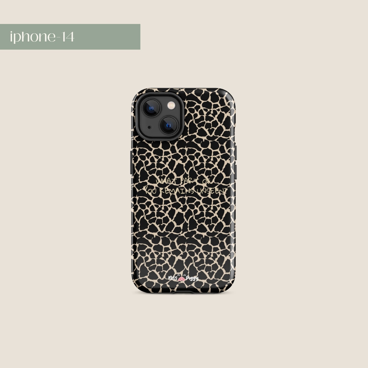 UNSEEN phone case by Miss Piggy – cover for iPhone from Soulwear capsule