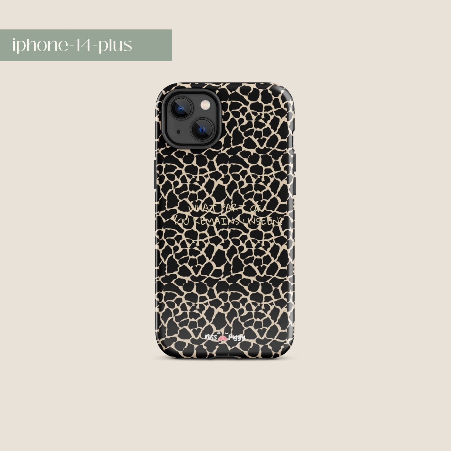 UNSEEN phone case by Miss Piggy – cover for iPhone from Soulwear capsule