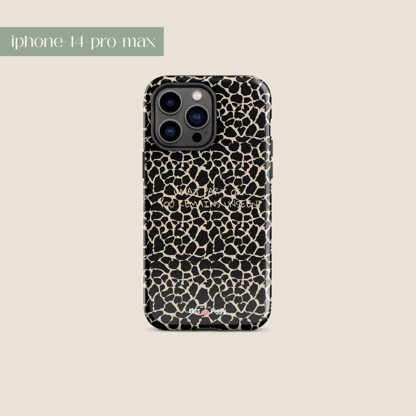 UNSEEN phone case by Miss Piggy – cover for iPhone from Soulwear capsule