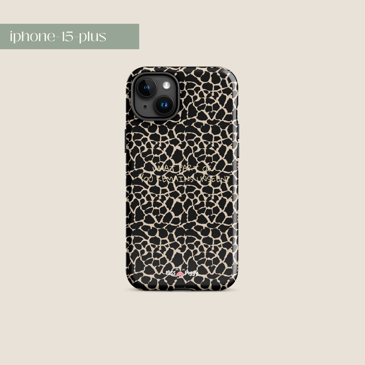 UNSEEN phone case by Miss Piggy – cover for iPhone from Soulwear capsule
