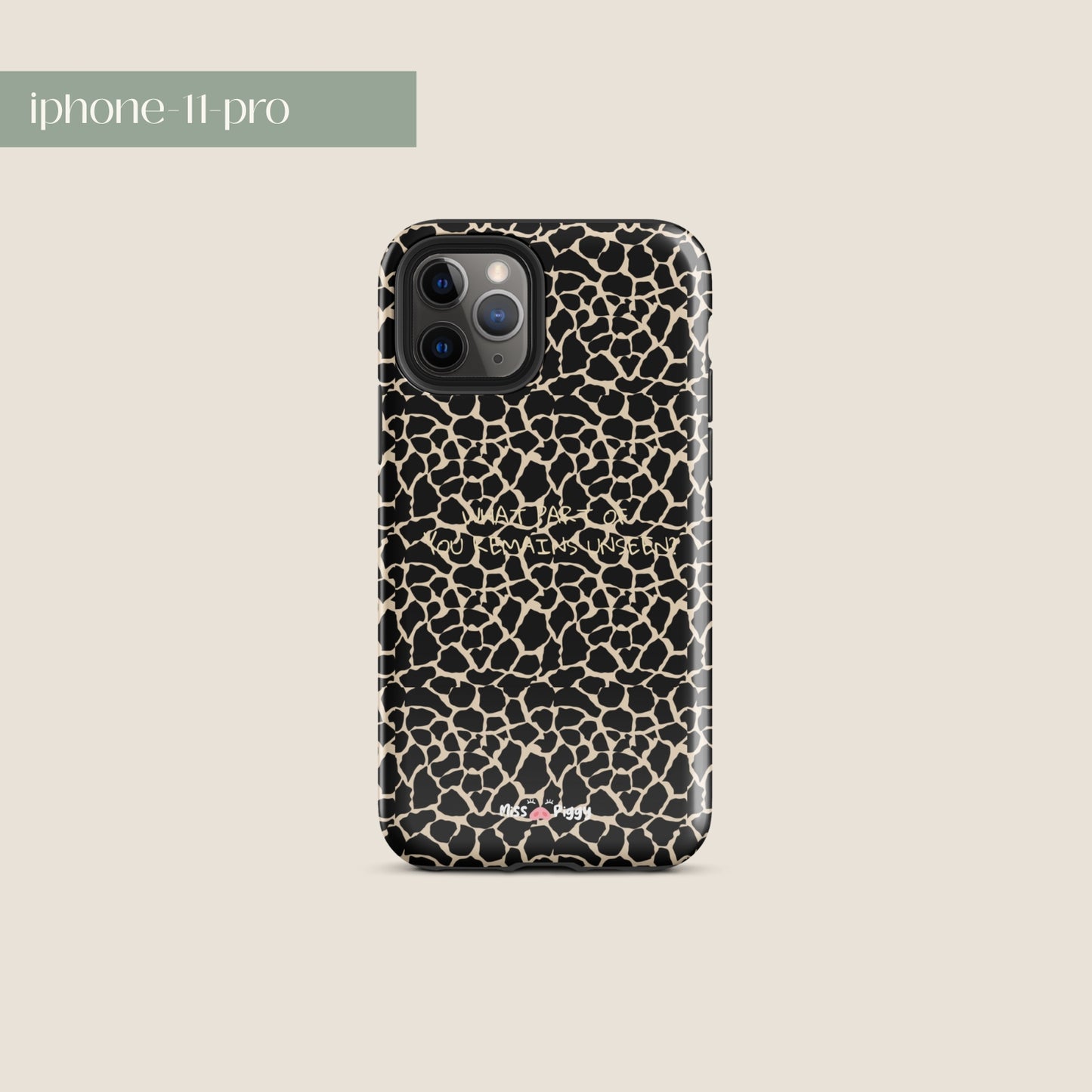 UNSEEN phone case by Miss Piggy – cover for iPhone from Soulwear capsule