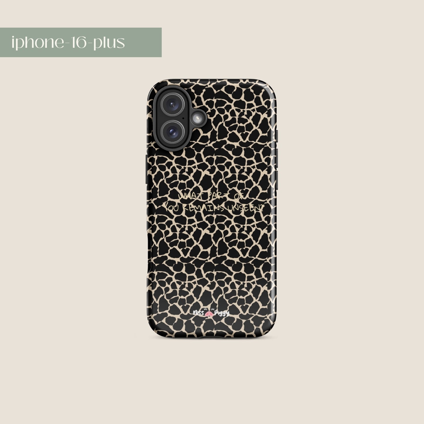 UNSEEN phone case by Miss Piggy – cover for iPhone from Soulwear capsule