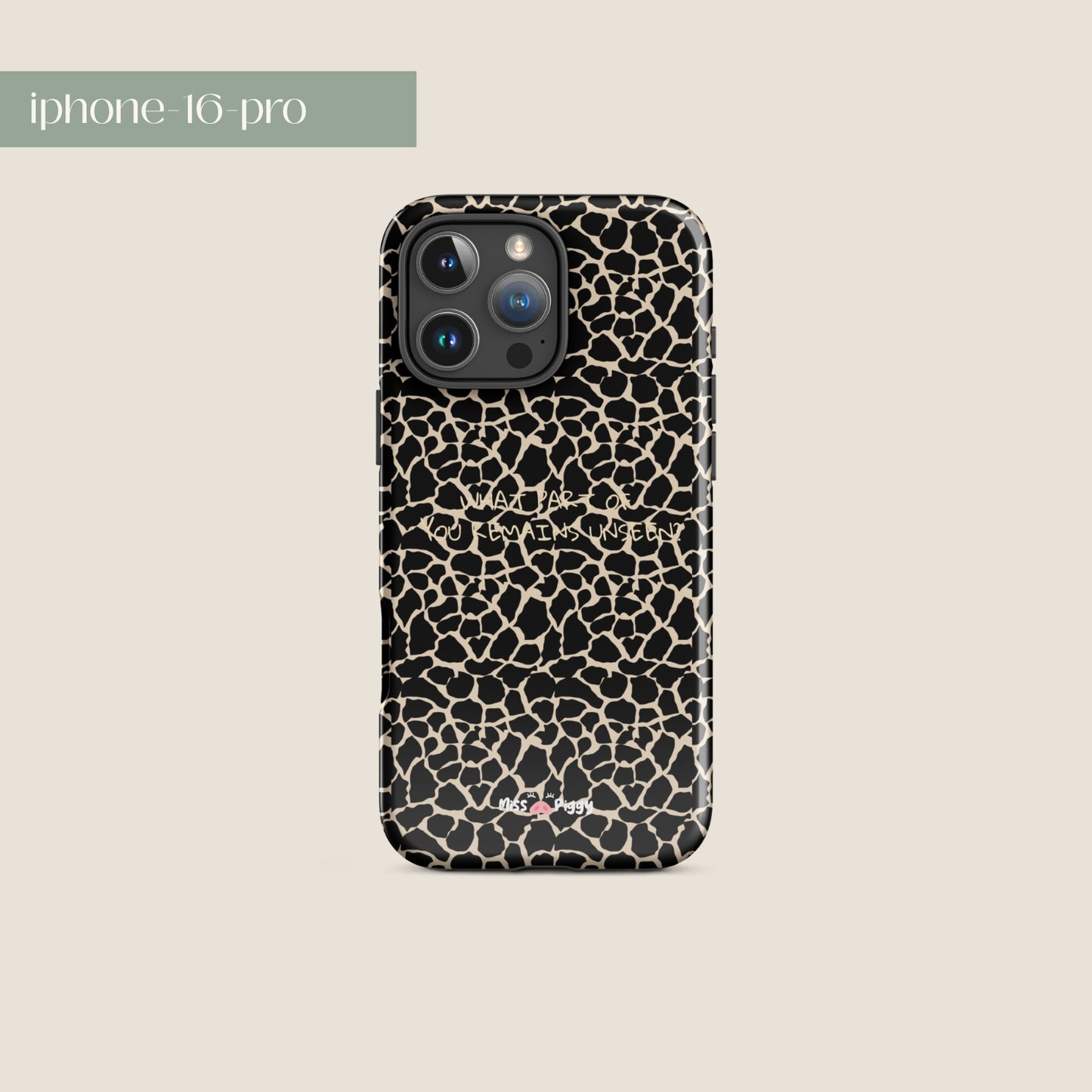 UNSEEN phone case by Miss Piggy – cover for iPhone from Soulwear capsule