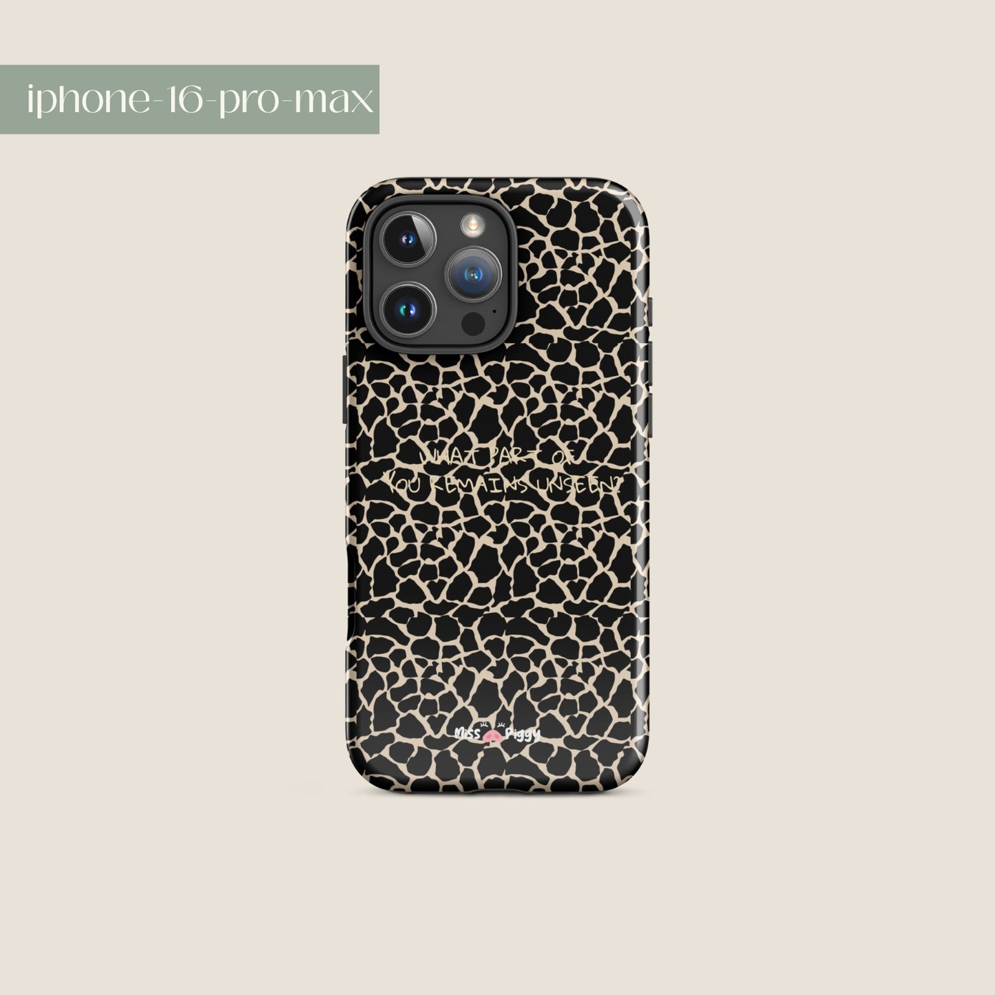UNSEEN phone case by Miss Piggy – cover for iPhone from Soulwear capsule