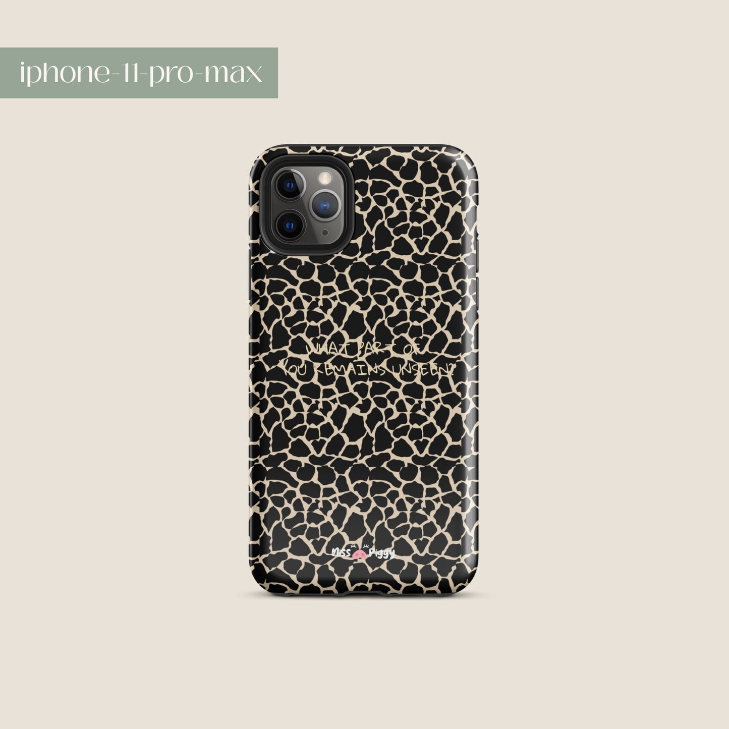 UNSEEN phone case by Miss Piggy – cover for iPhone from Soulwear capsule
