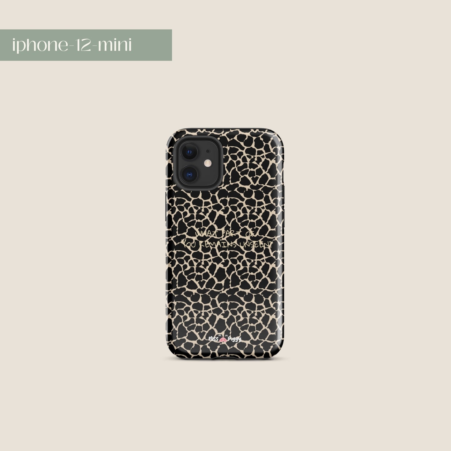UNSEEN phone case by Miss Piggy – cover for iPhone from Soulwear capsule