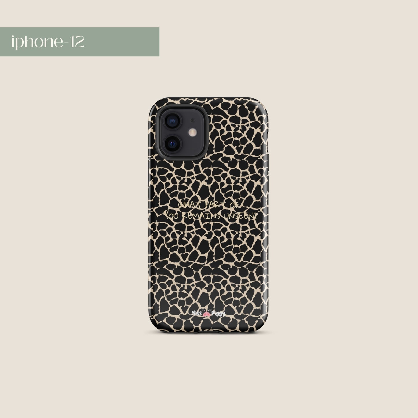 UNSEEN phone case by Miss Piggy – cover for iPhone from Soulwear capsule