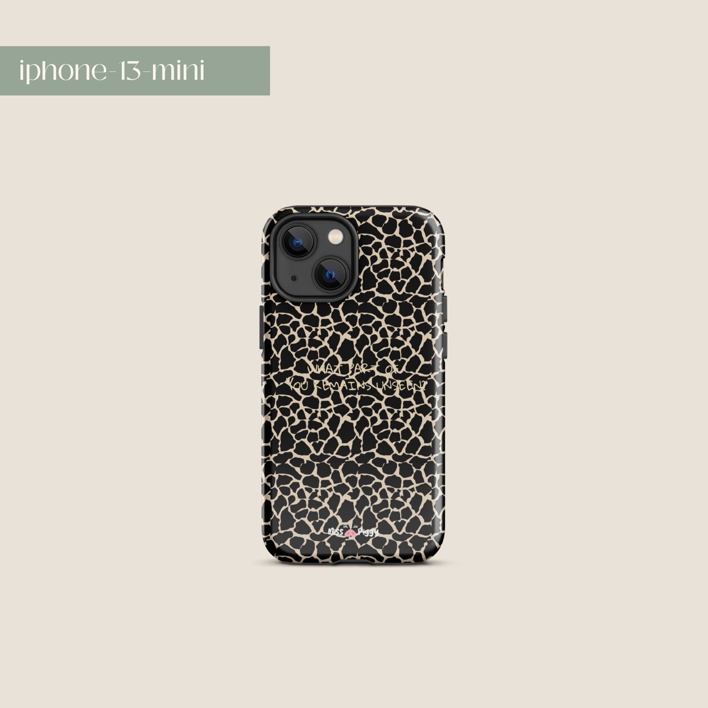 UNSEEN phone case by Miss Piggy – cover for iPhone from Soulwear capsule