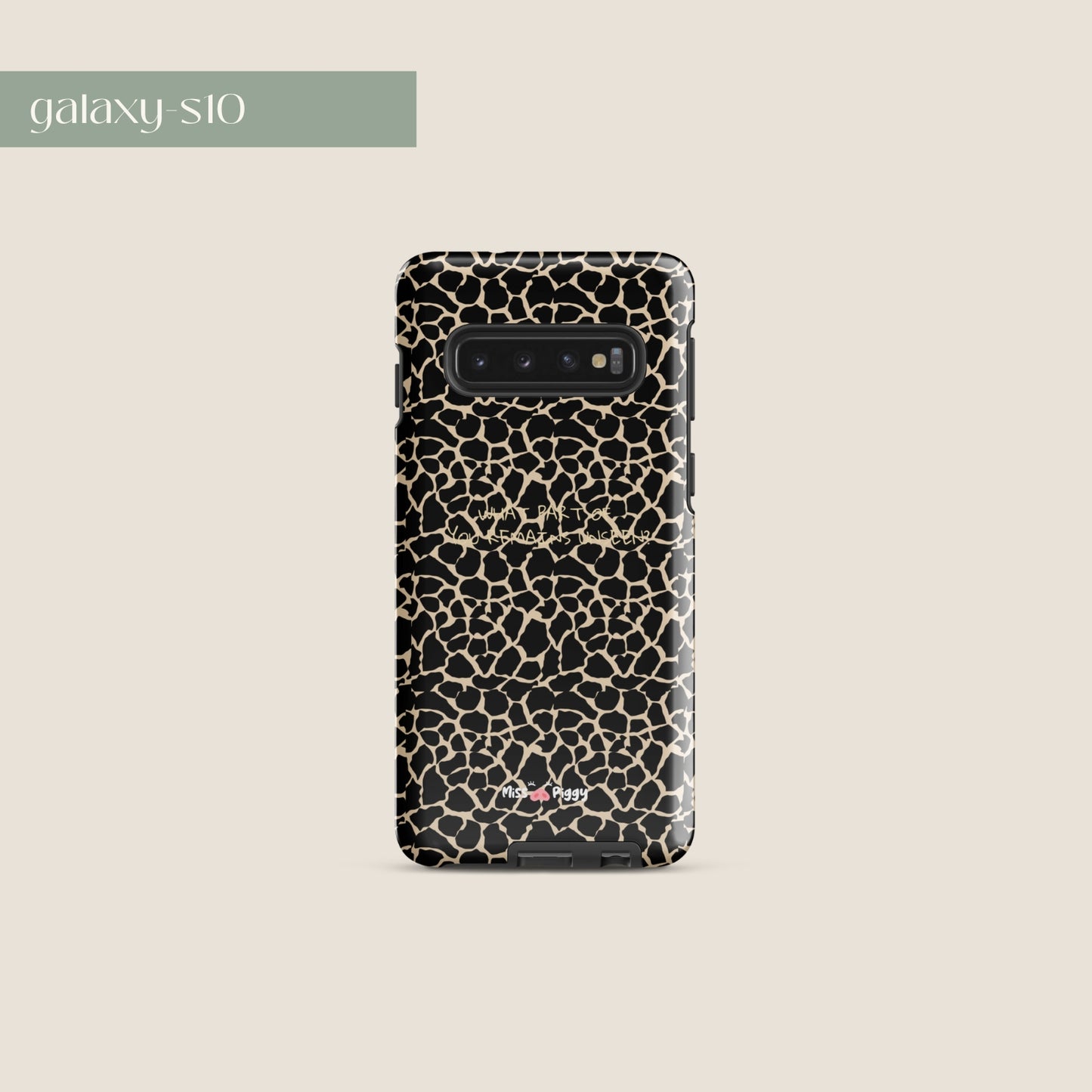 UNSEEN phone case by Miss Piggy – design for Samsung, part of Soulwear capsule