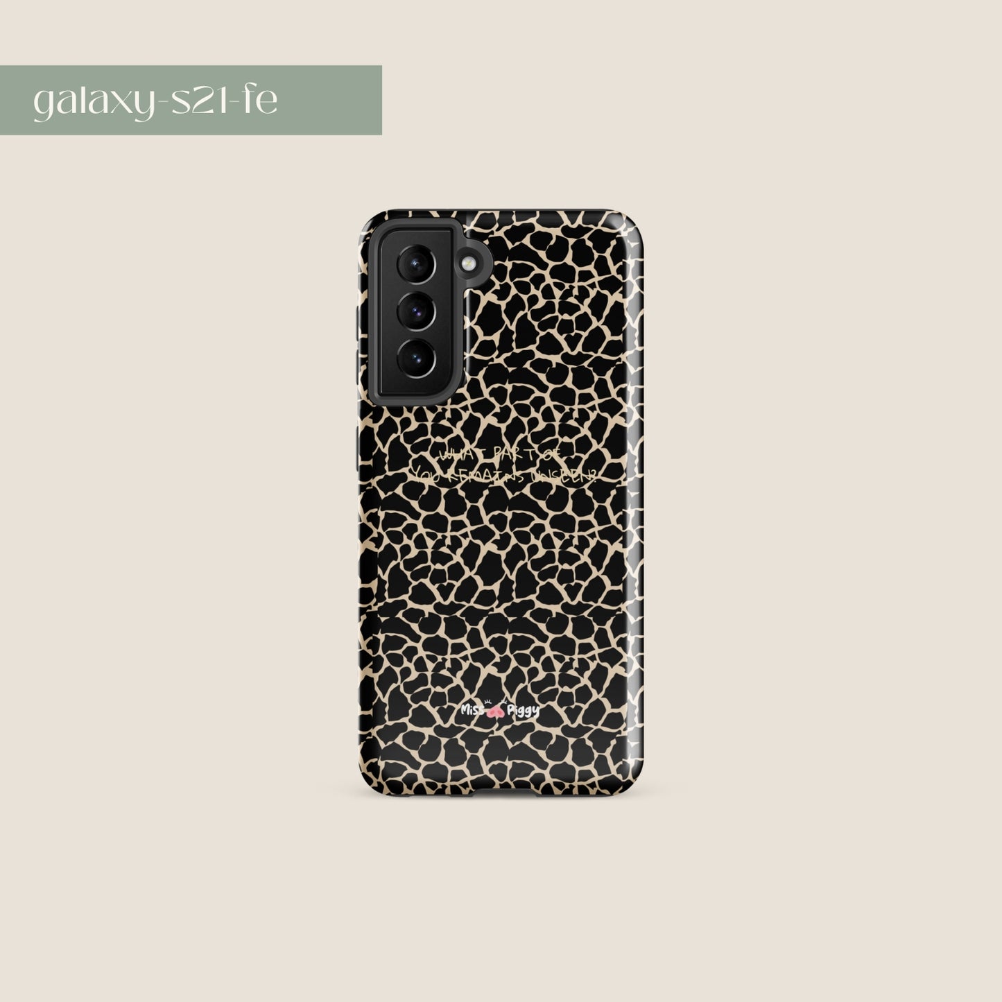 UNSEEN phone case by Miss Piggy – design for Samsung, part of Soulwear capsule