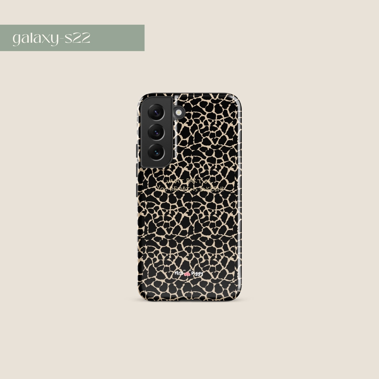 UNSEEN phone case by Miss Piggy – design for Samsung, part of Soulwear capsule